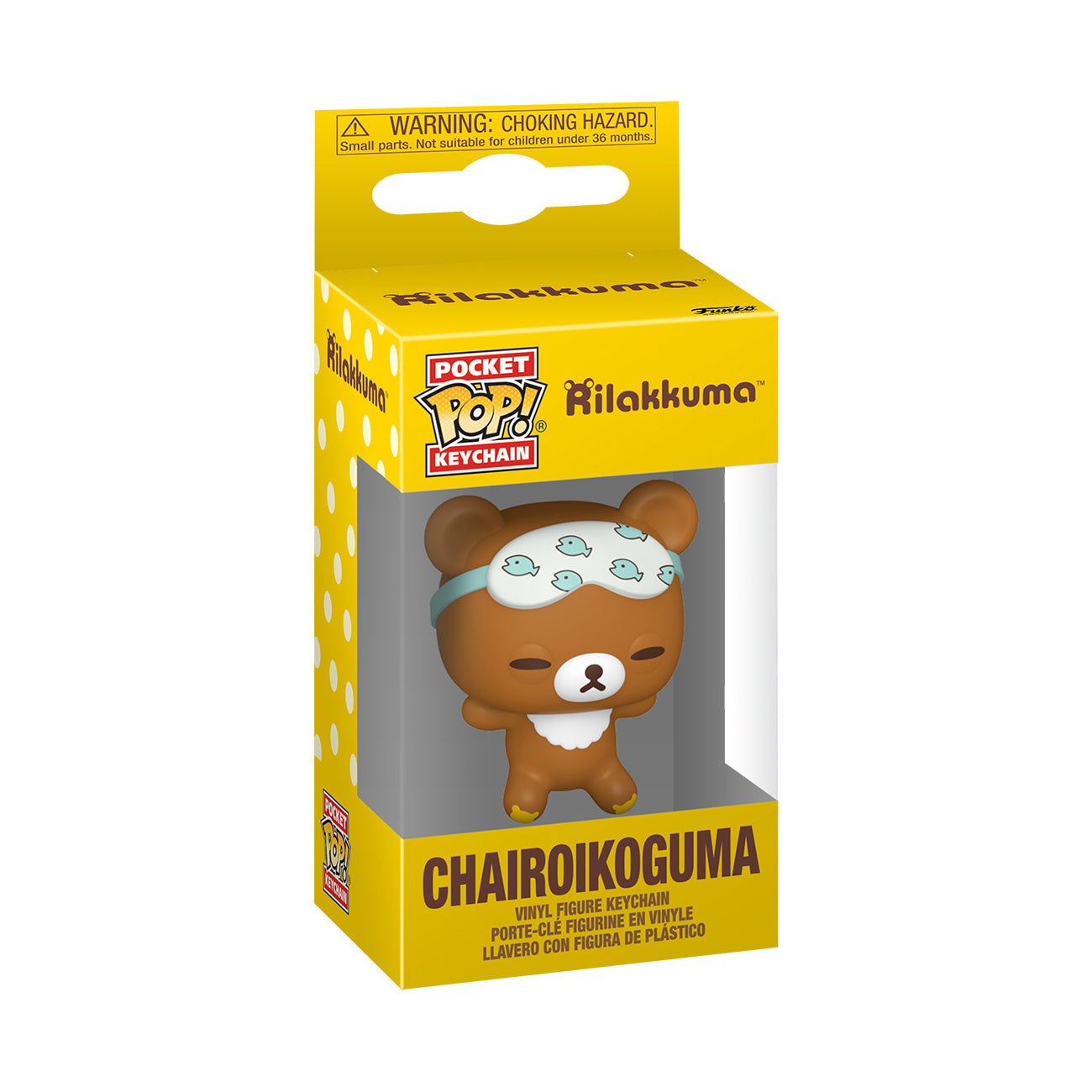 Product image Rilakkuma – Chairoikoguma Sleepy Funko Pop Keychain