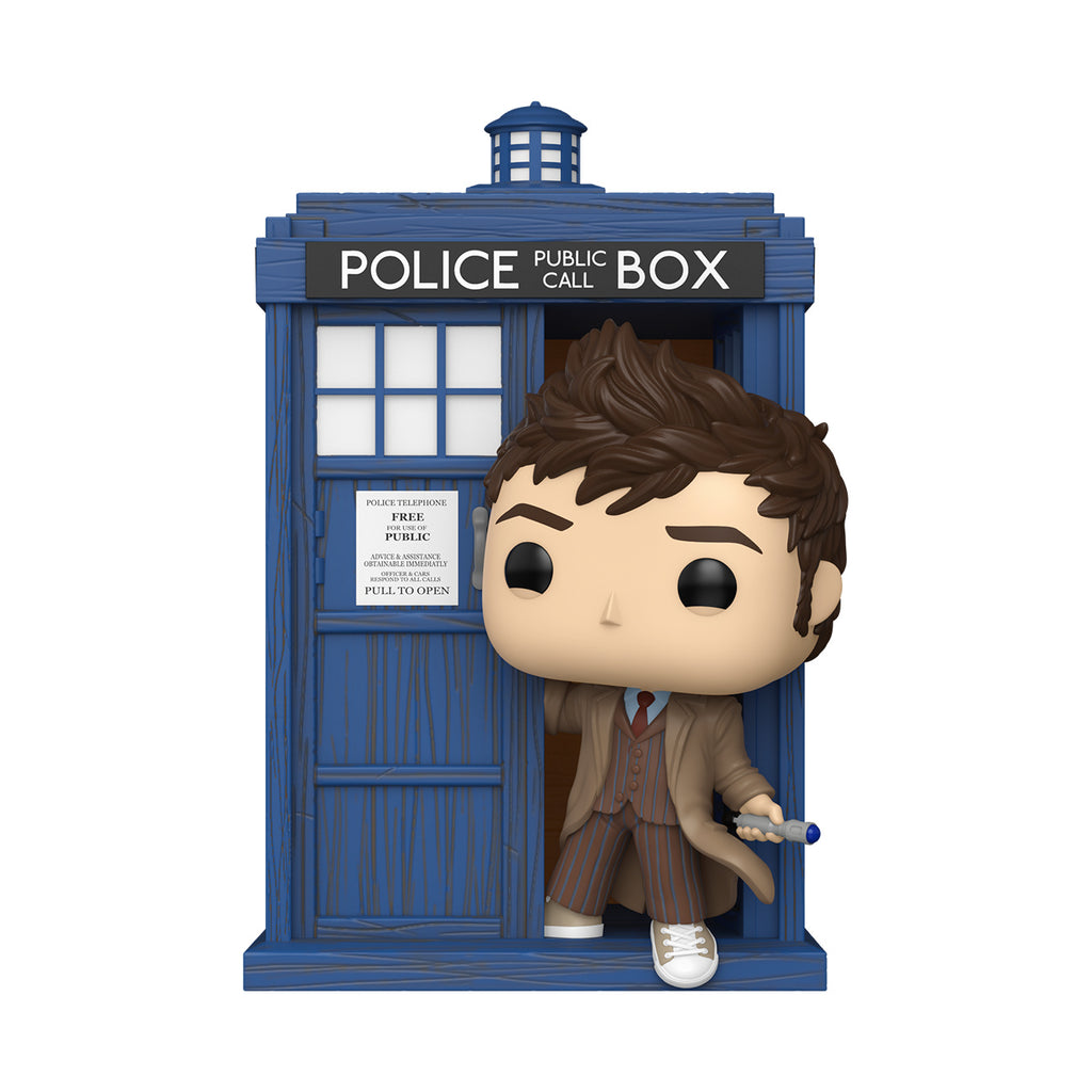 Zdjęcie produktu Doctor Who – Dziesiąty Doktor z TARDIS diorama figurka Funko Pop