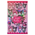 Zdjęcie produktu Sanrio Pink Black Party Series – Zestaw naklejek Kuromi & My Melody