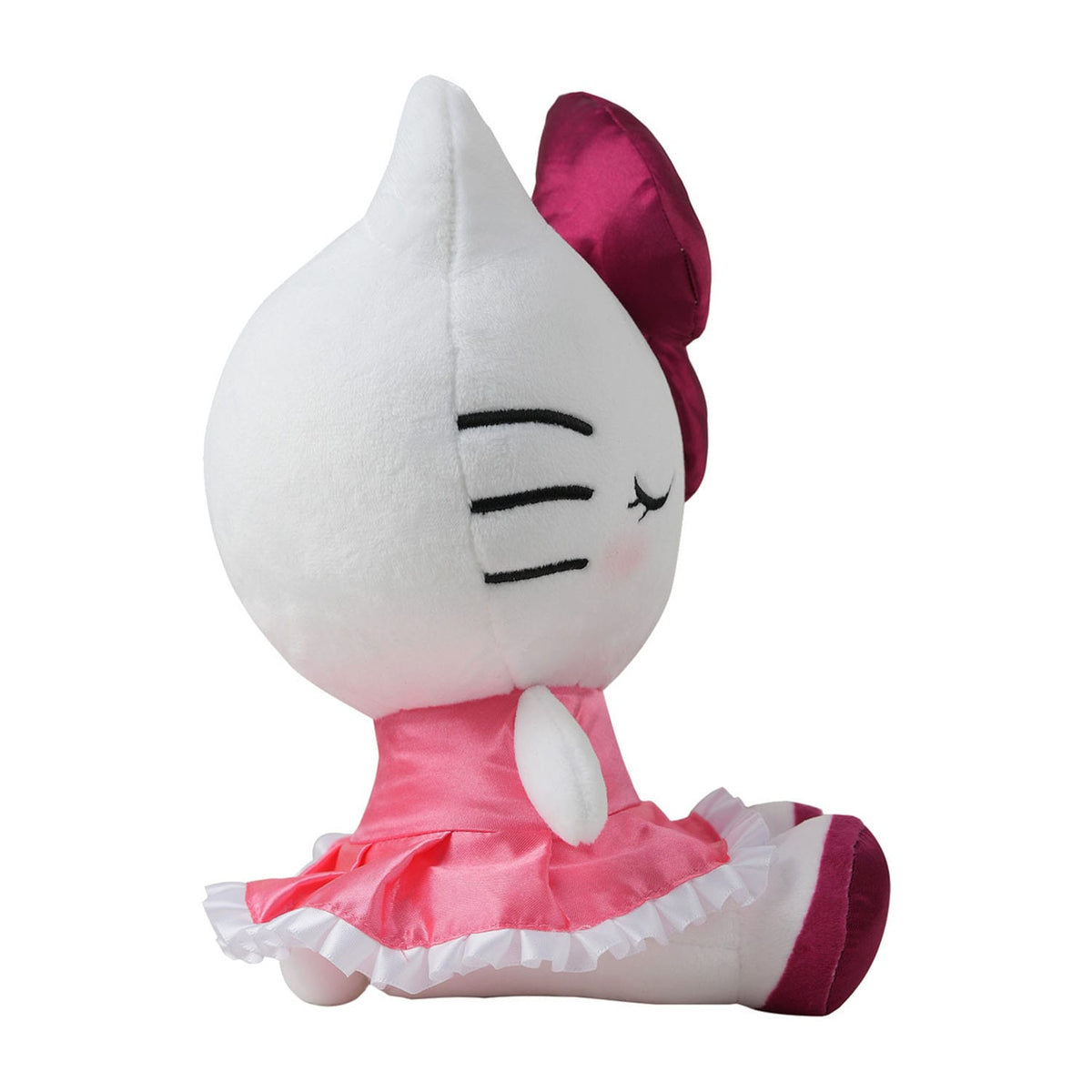 Zdjęcie produktu Sanrio Pluszowa figurka Hello Kitty w czerwonej welurowej sukience L 22 cm