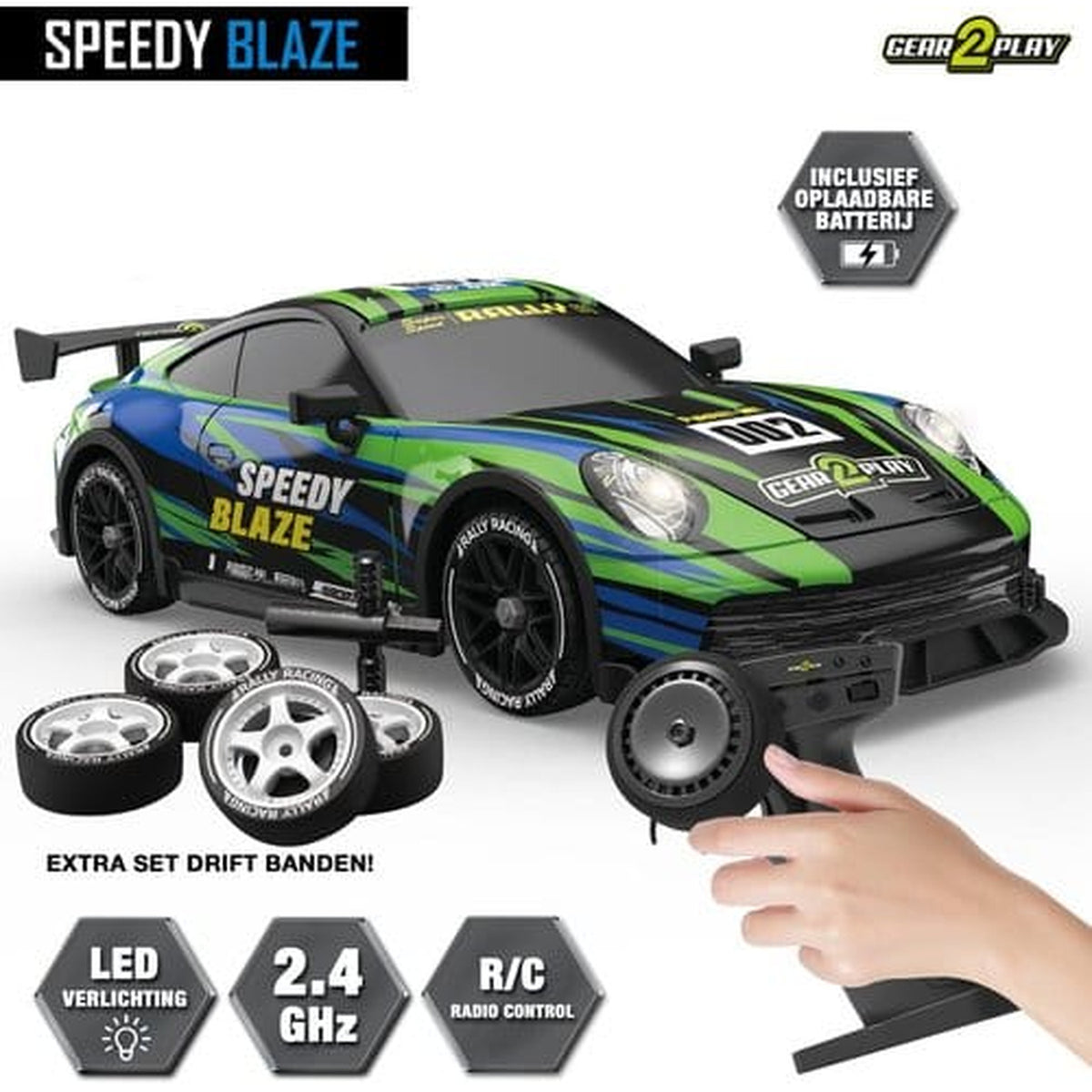 Zdjęcie produktu Gear2Play zdalnie sterowany pojazd RC Speedy Blaze