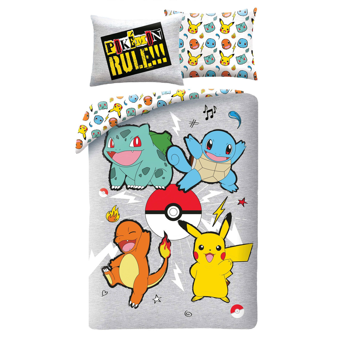 Zdjęcie produktu Pościel Pokémon Ver. 5 140 x 200 cm / 70 x 90 cm