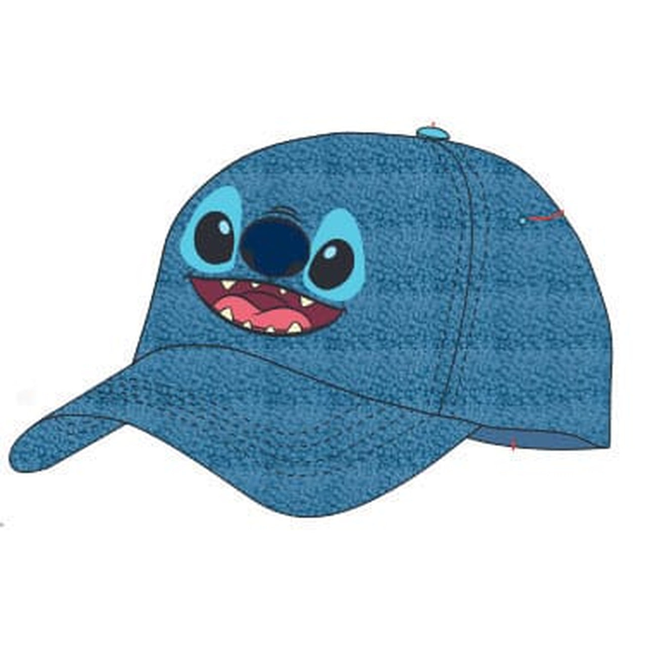 Zdjęcie produktu Lilo & Stitch Czapka z daszkiem Twarz Stitcha