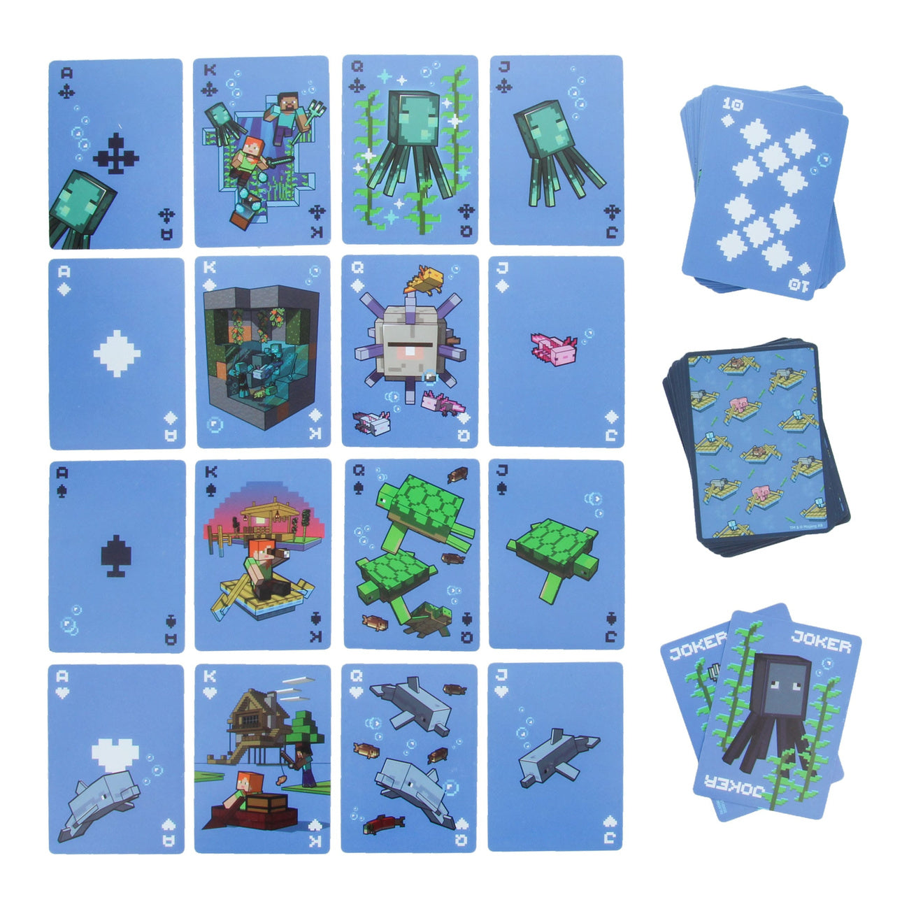 Zdjęcie produktu Minecraft Wodoodporne karty do gry