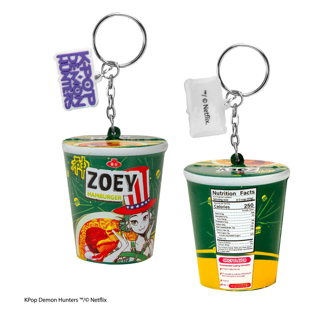 Zdjęcie produktu Brelok squishy KPop Demon Hunters Zoey Hamburger