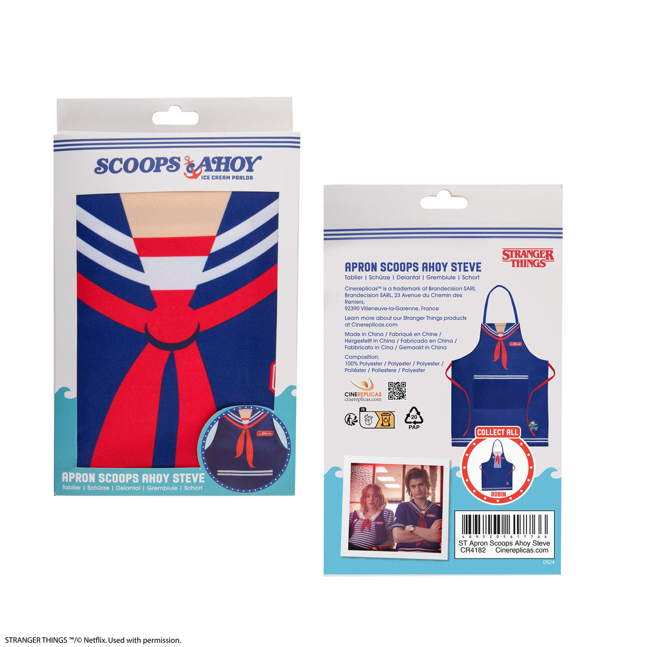 Zdjęcie produktu Stranger Things Fartuch Scoops Ahoy Steve