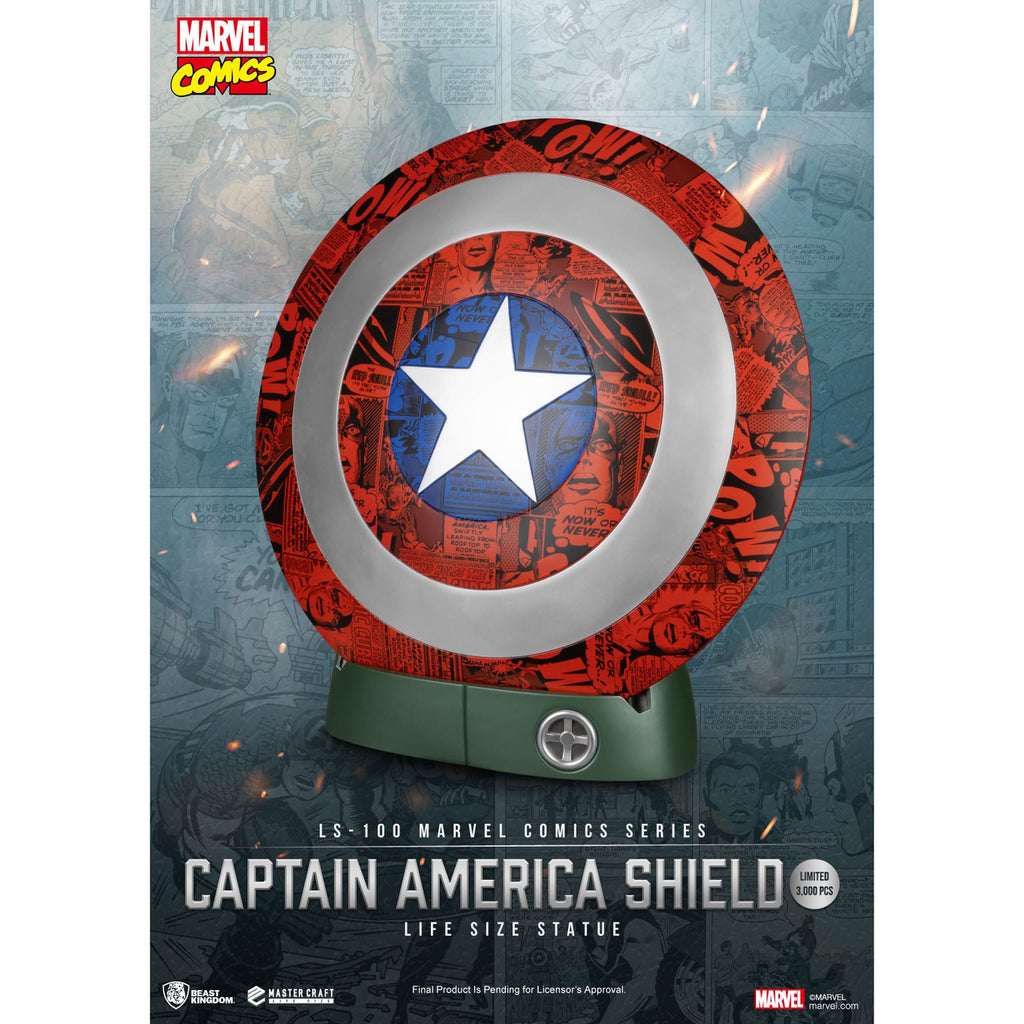 Zdjęcie produktu Marvel Comics Figura w Skali 1:1 – Tarcza Captain America z PVC