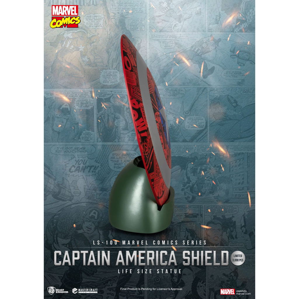 Zdjęcie produktu Marvel Comics Figura w Skali 1:1 – Tarcza Captain America z PVC