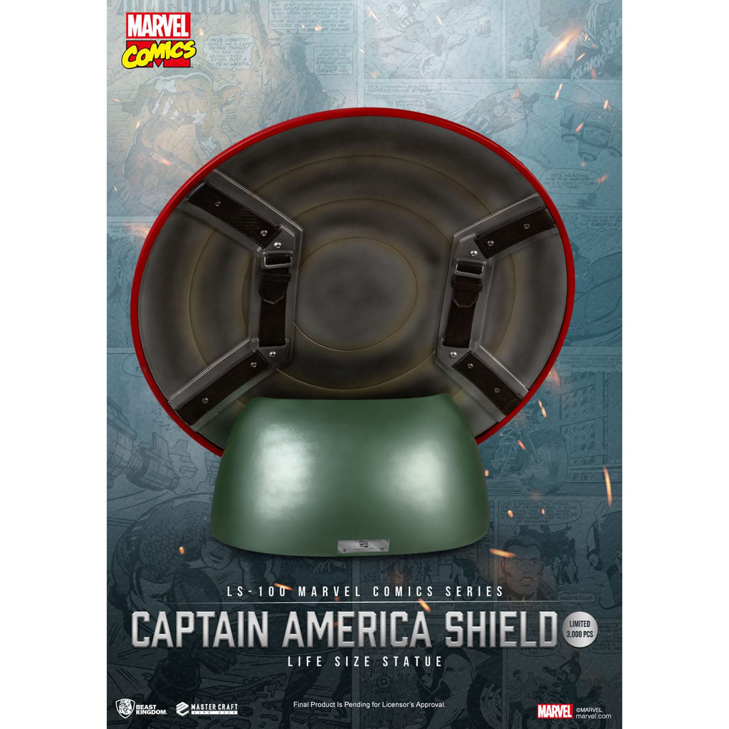 Zdjęcie produktu Marvel Comics Figura w Skali 1:1 – Tarcza Captain America z PVC