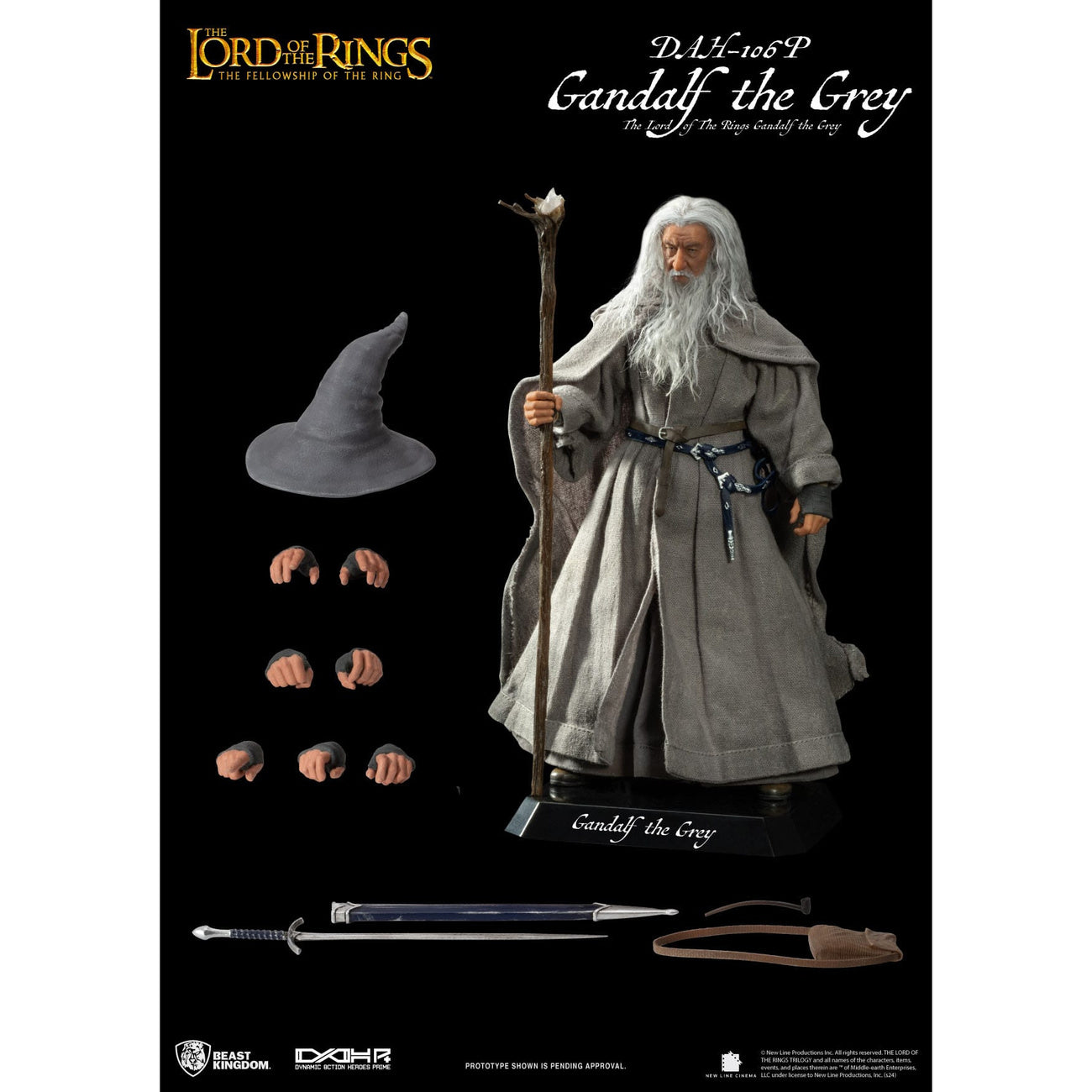 Zdjęcie produktu Władca Pierścieni figurka akcji Dynamic 8ction Heroes 1/9