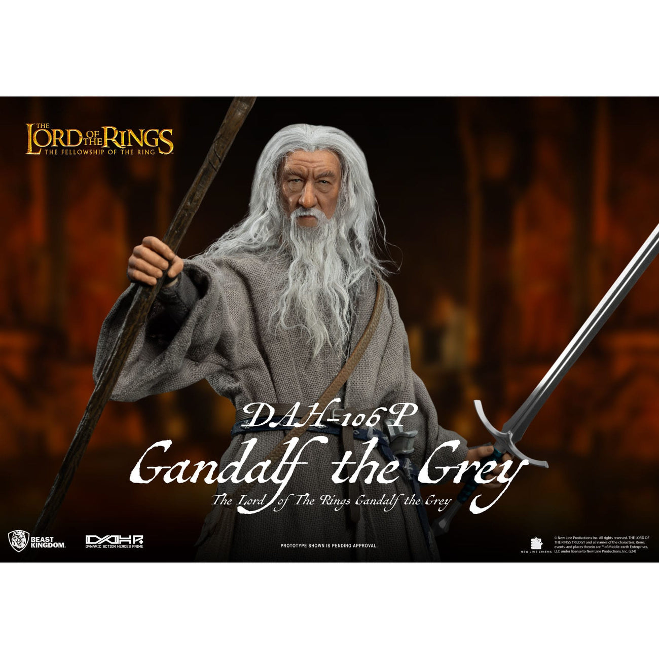Zdjęcie produktu Władca Pierścieni figurka akcji Dynamic 8ction Heroes 1/9