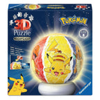 Zdjęcie produktu Pokémon Kula Puzzle 3D Lampka Nocna (73 elementy)