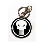 Zdjęcie produktu Marvel Comics Metalowy brelok do kluczy z logo Punishera