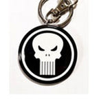 Zdjęcie produktu Marvel Comics Metalowy brelok do kluczy z logo Punishera