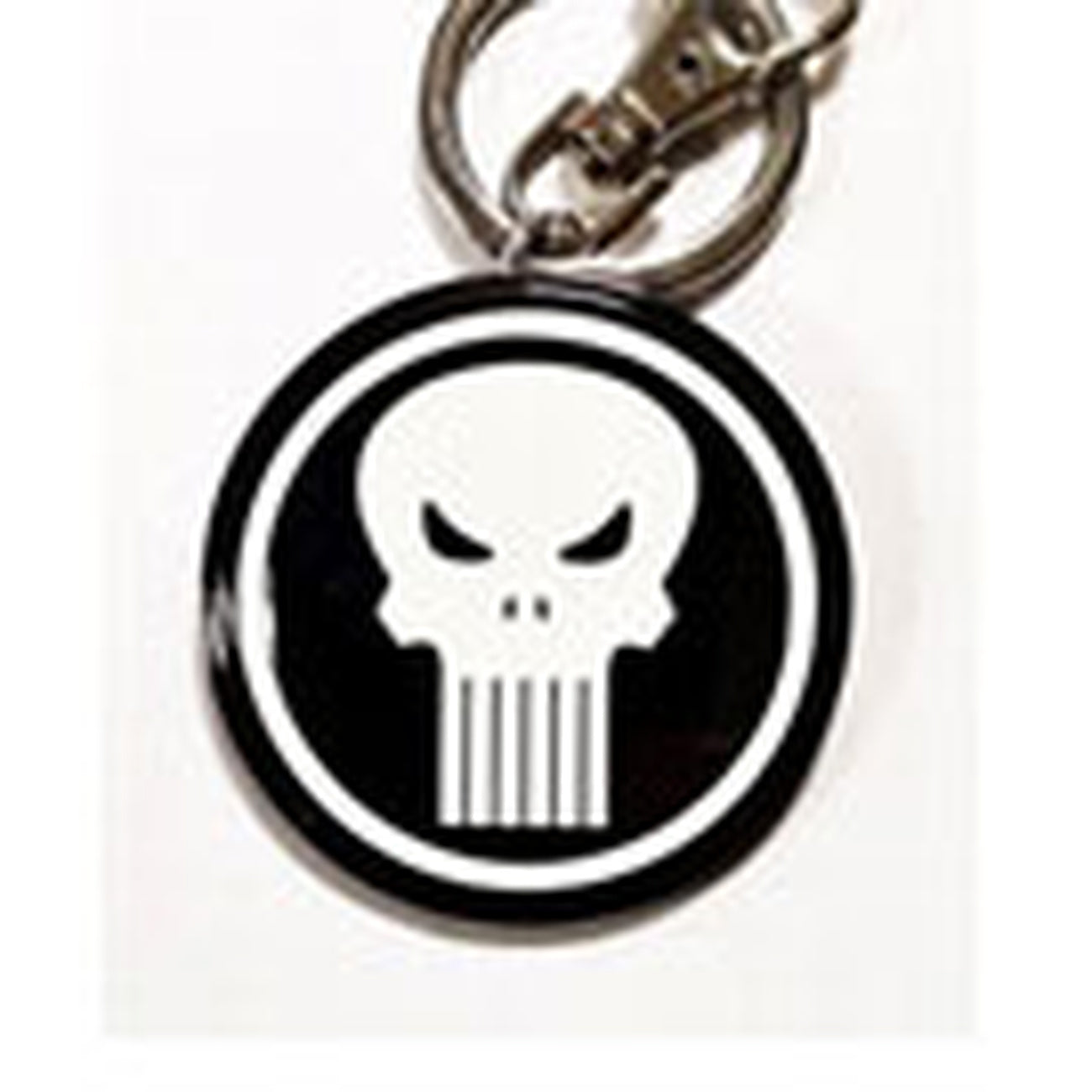 Zdjęcie produktu Marvel Comics Metalowy brelok do kluczy z logo Punishera