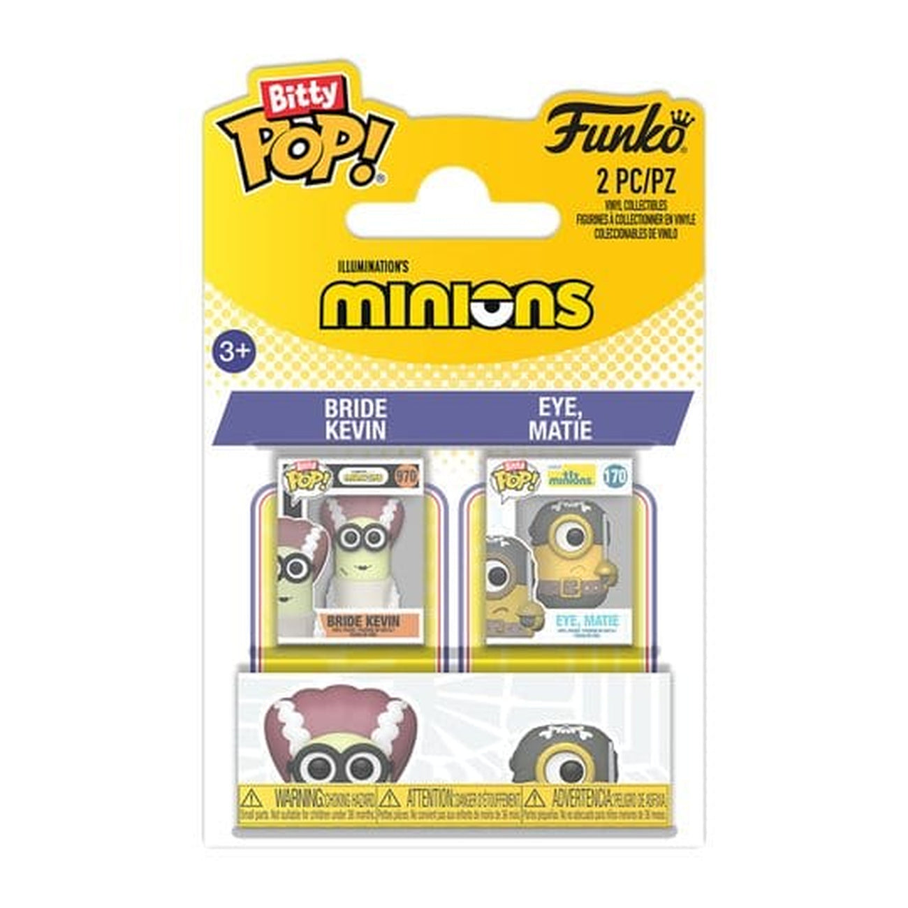 Zdjęcie produktu Minions Figurka POP! Vinyl Zestaw 2-pack Bride Kevin & Eye