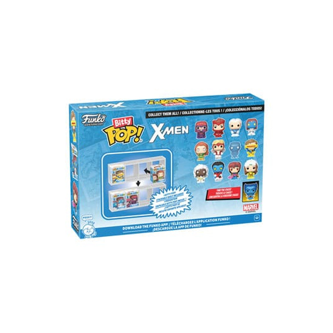 Zdjęcie produktu X-Men Bitty POP! Zestaw 4 figurek winylowych Gambit 2,5 cm