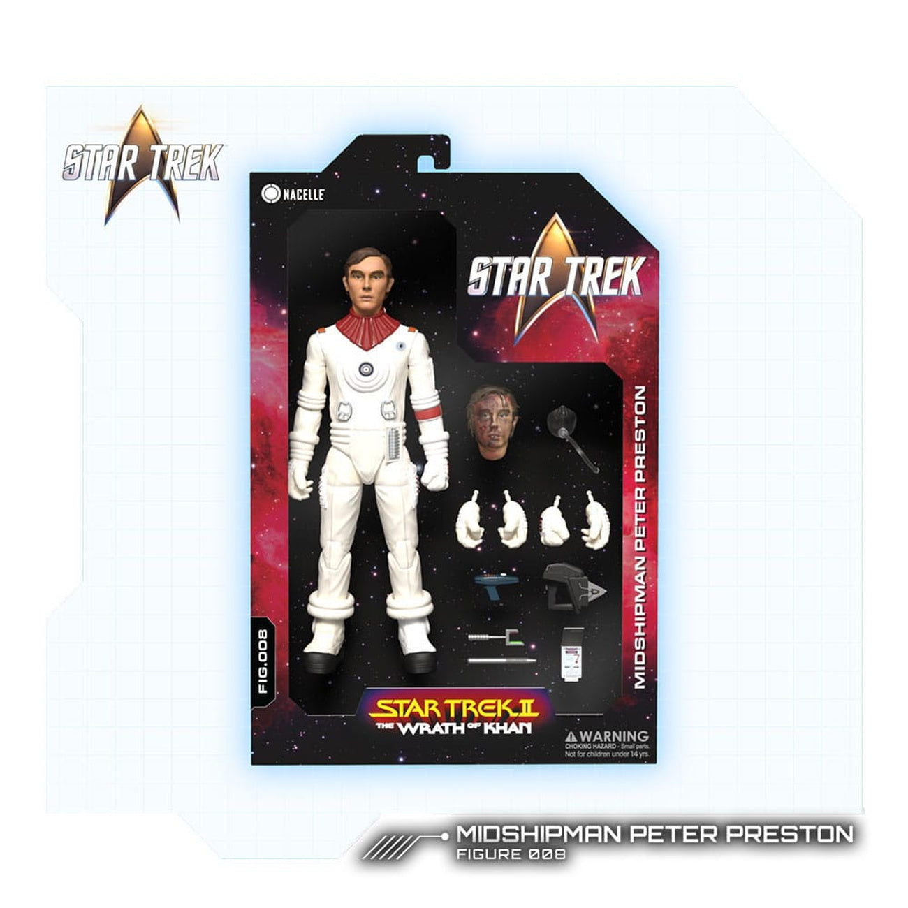 Product image Star Trek II: The Wrath of Khan 1/12 Action Figure Peter Preston