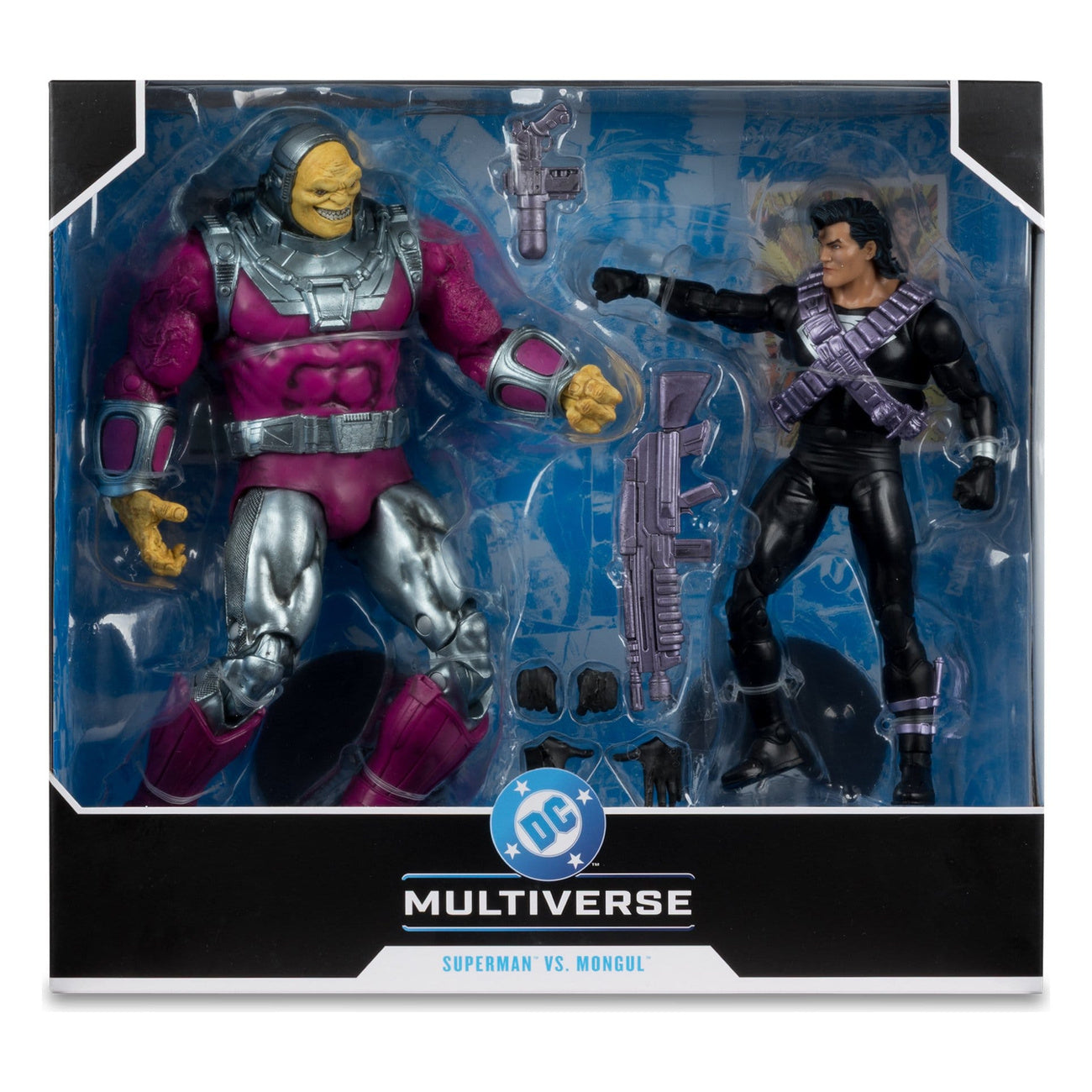 Zdjęcie produktu DC Multiverse Megafig zestaw 2 figurek akcji Mongul vs Superman