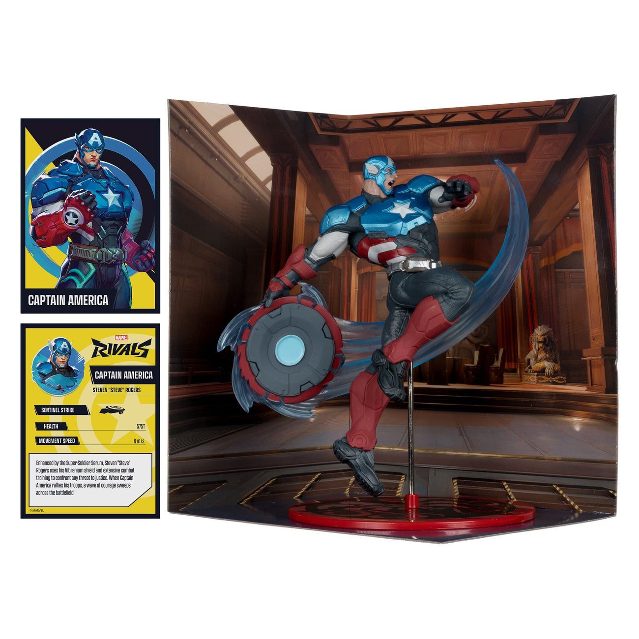 Zdjęcie produktu Marvel Rivals Collection figurka akcji 1/10 Captain America