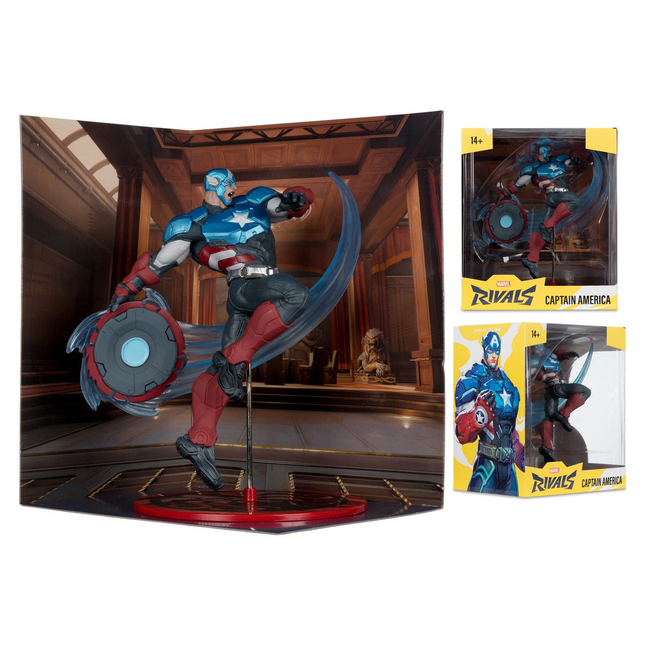 Zdjęcie produktu Marvel Rivals Collection figurka akcji 1/10 Captain America