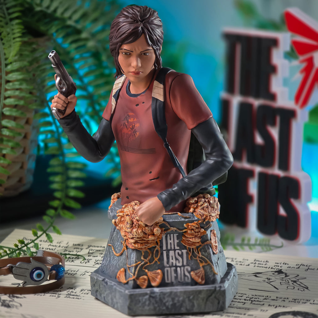 Zdjęcie produktu The Last of Us Popiersie Ellie z pistoletem 19 cm