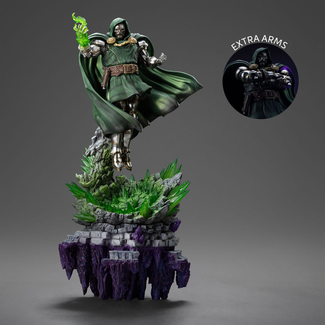 Zdjęcie produktu Figurka Doctor Doom Marvel Legends Diorama Art Scale