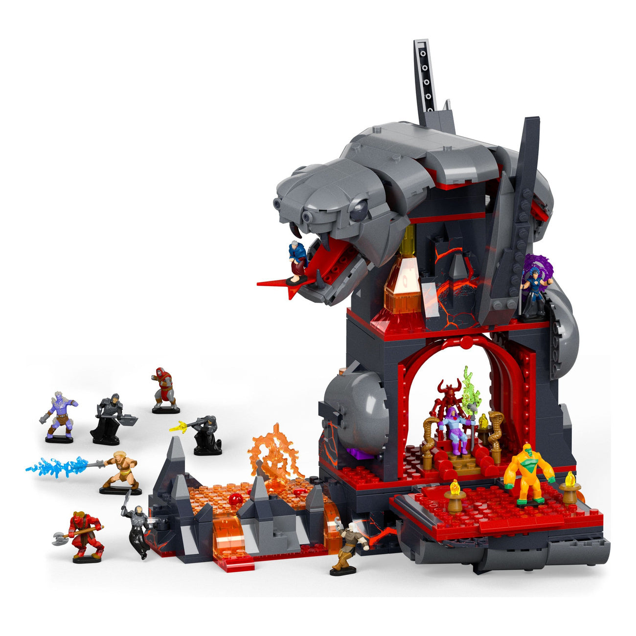 Product image Masters of the Universe Mattel Brick Shop Building Set Snake Mountain