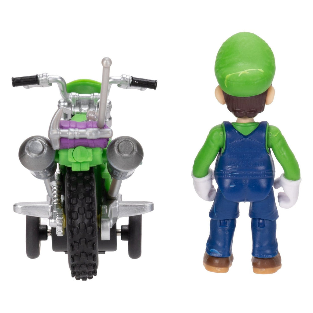 Product image Super Mario Galaxy Movie – Luigi Action Figure with Motorcycle