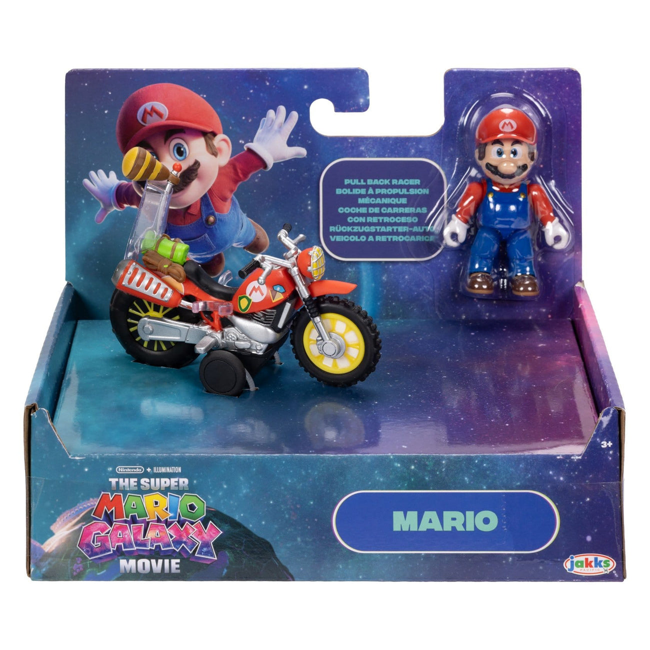 Zdjęcie produktu Figurka akcji Super Mario Galaxy Movie z motocyklem