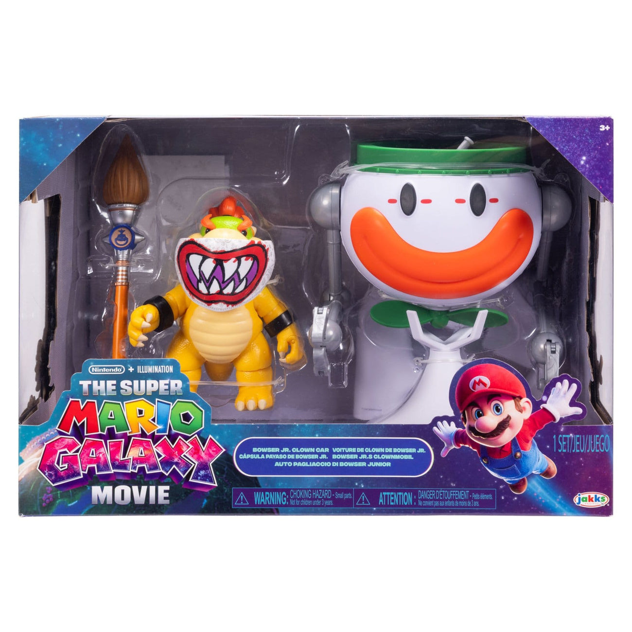 Product image The Super Mario Galaxy Movie Action Figure Bowser Jr. with Clown Car