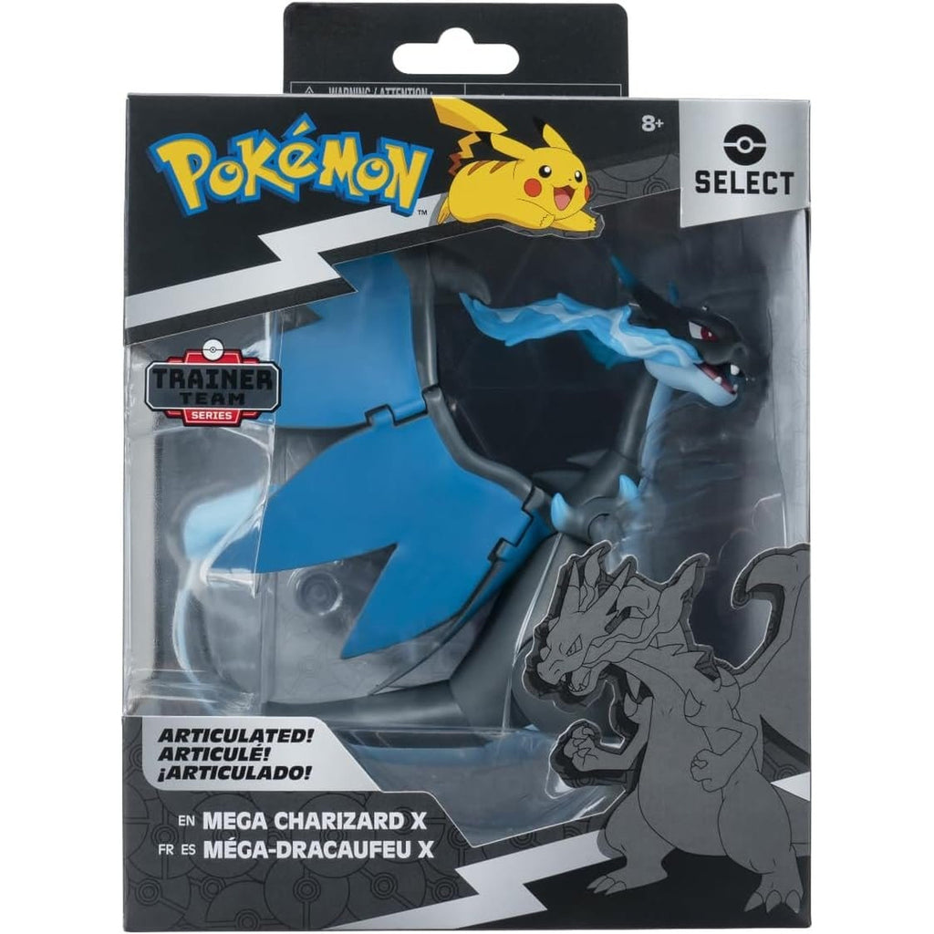 Zdjęcie produktu Figurka superartykulowana Pokémon Select Mega Charizard X 15 cm