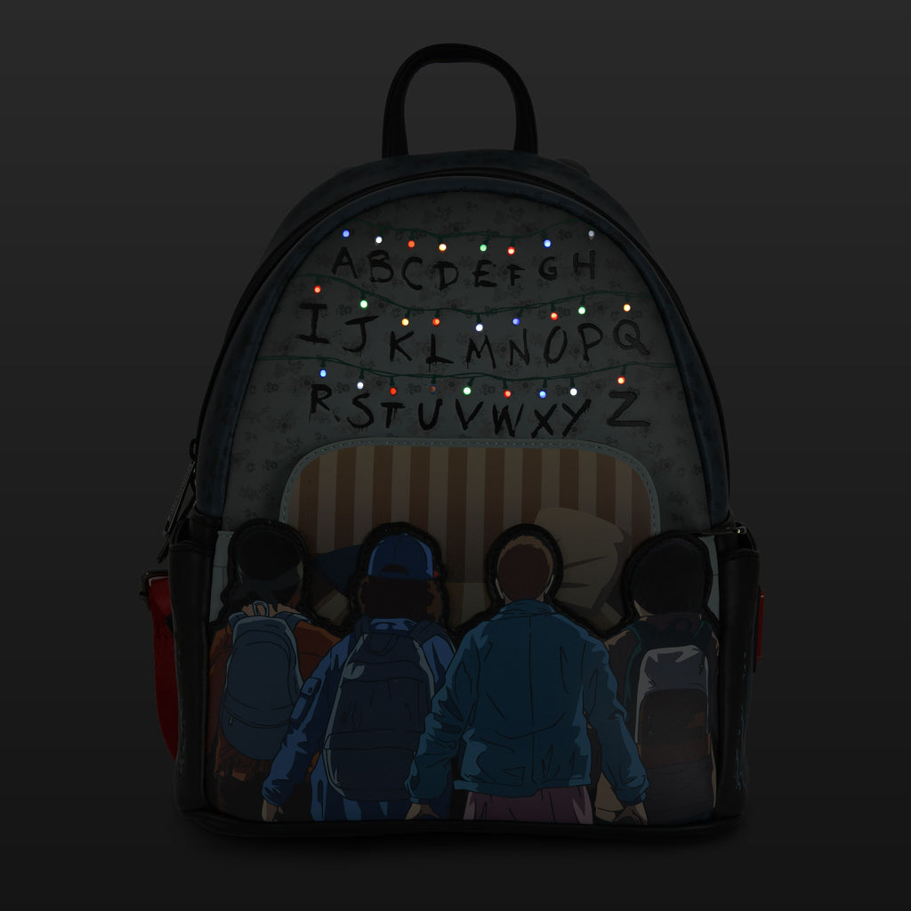 Zdjęcie produktu Stranger Things - mini plecak z efektem świetlnym na 10. rocznicę