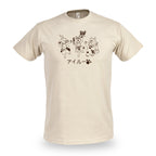 Zdjęcie produktu Beżowy T-shirt Palicos dla fanów Monster Hunter