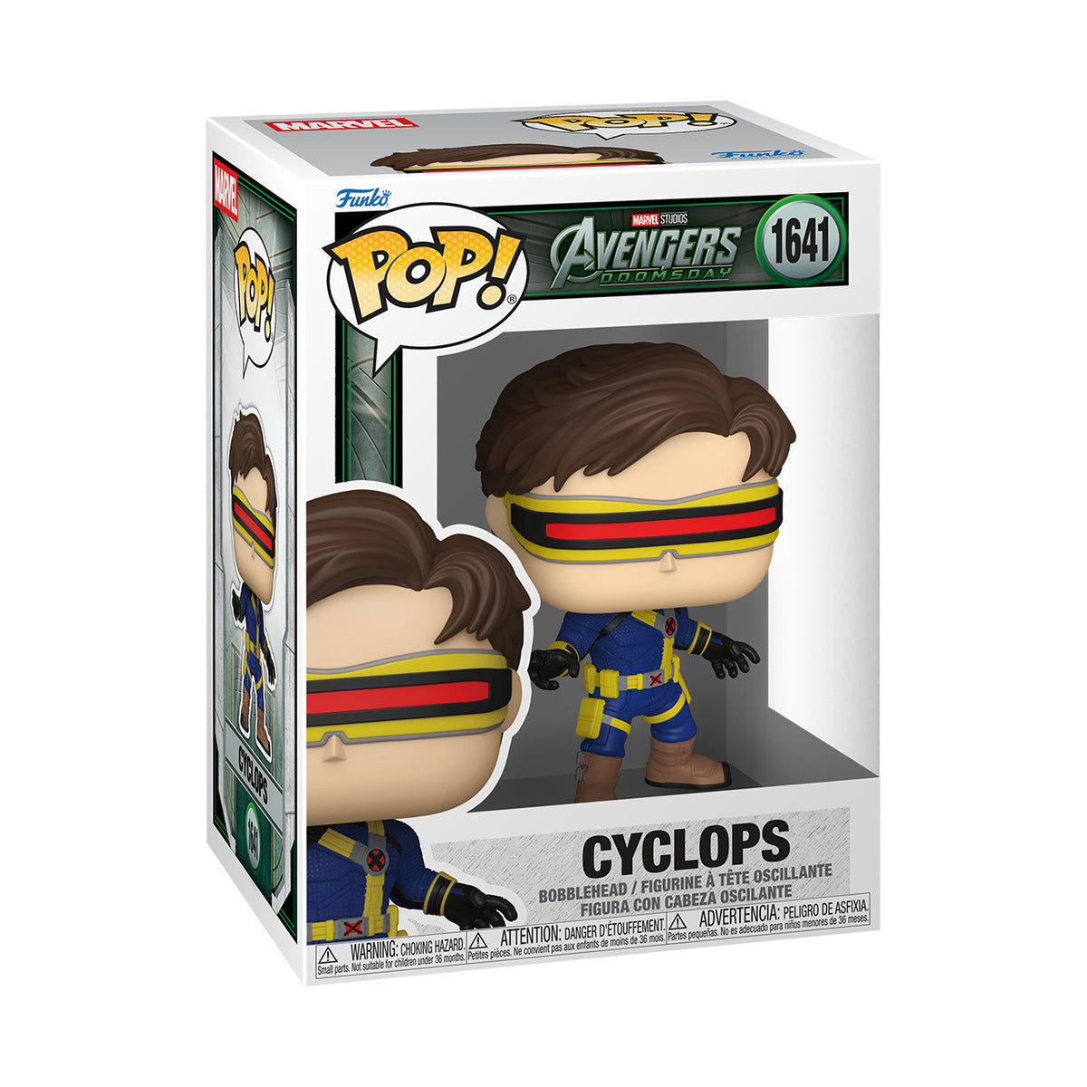 Zdjęcie produktu Avengers: Doomsday - figurka Cyclops Funko Pop z kiwającą się główką