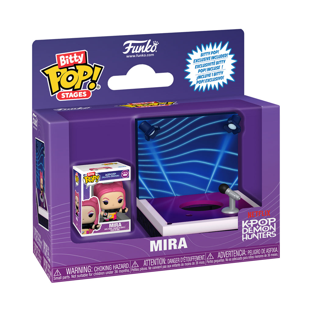 Zdjęcie produktu KPop Demon Hunters - Mira Funko Bitty Pop Stage Diorama