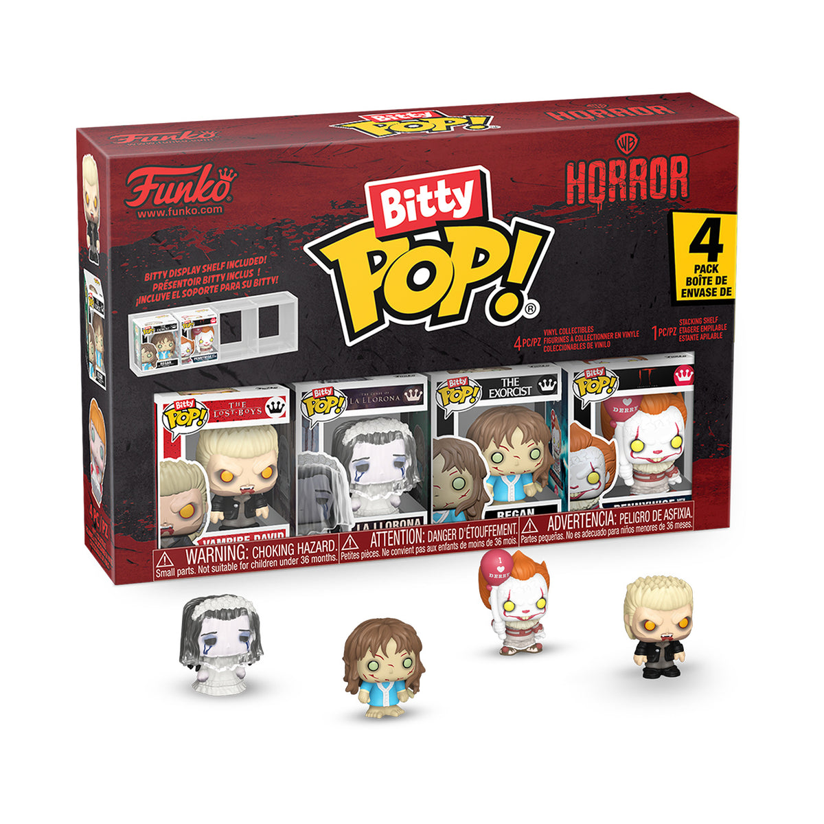 Product image Stephen King's IT - David Funko Bitty Pop 4-Figure Set