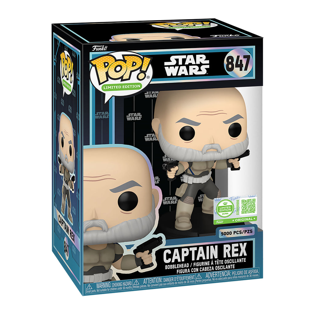 Zdjęcie produktu Star Wars - Figurka Funko Pop Captain Rex z ruszającą się głową Limited Edition