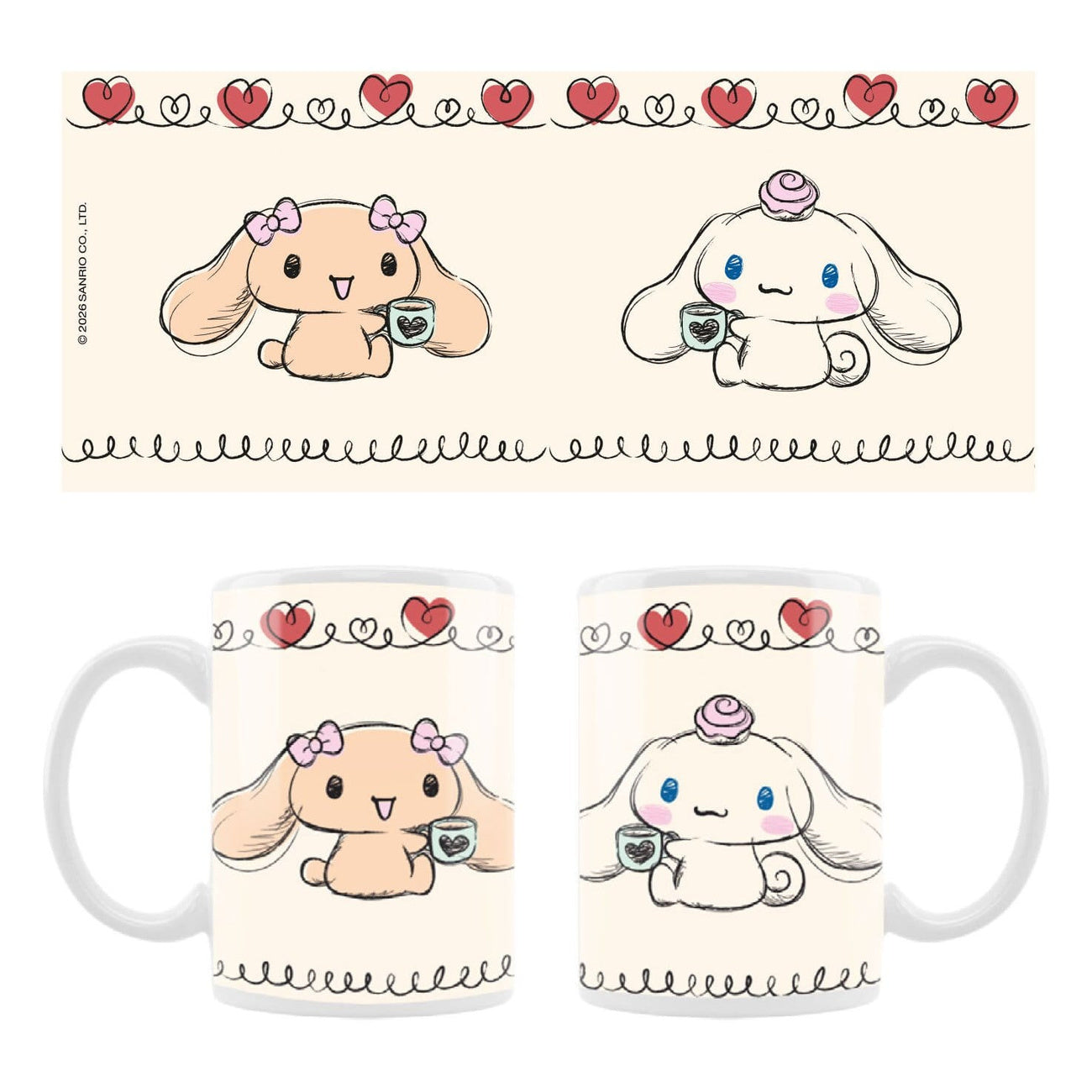 Zdjęcie produktu Kubek Cinnamoroll Drawing Touch - Sanrio