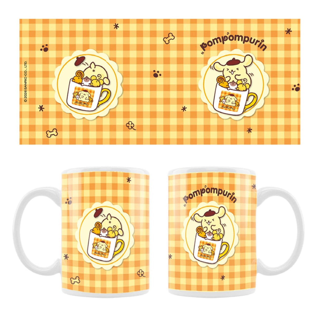 Zdjęcie produktu Pompompurin Kubek Squishy Cute Purin - Sanrio