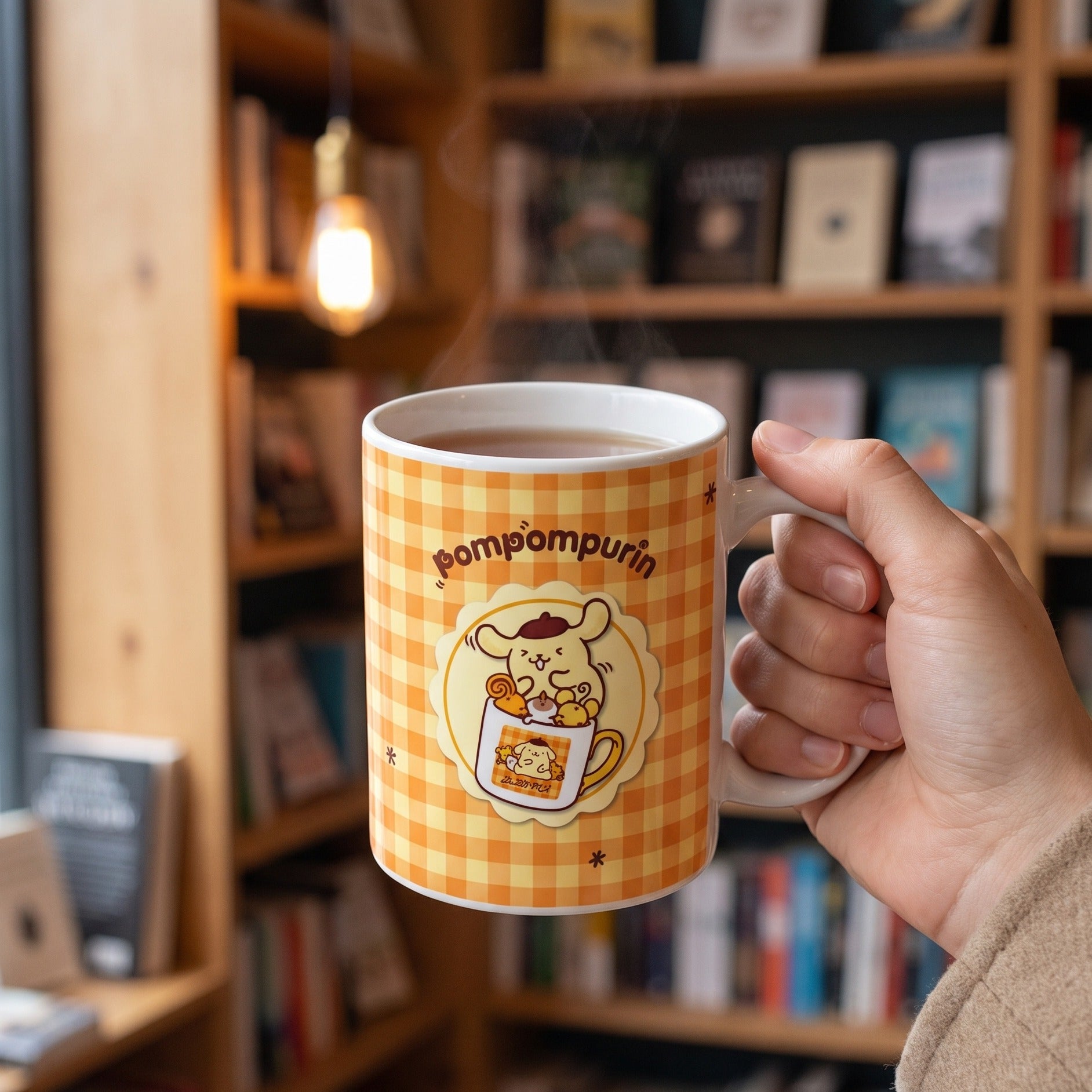 Zdjęcie produktu Pompompurin Kubek Squishy Cute Purin - Sanrio