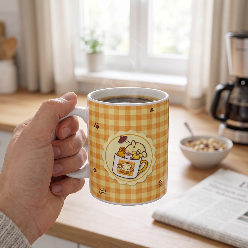 Zdjęcie produktu Pompompurin Kubek Squishy Cute Purin - Sanrio