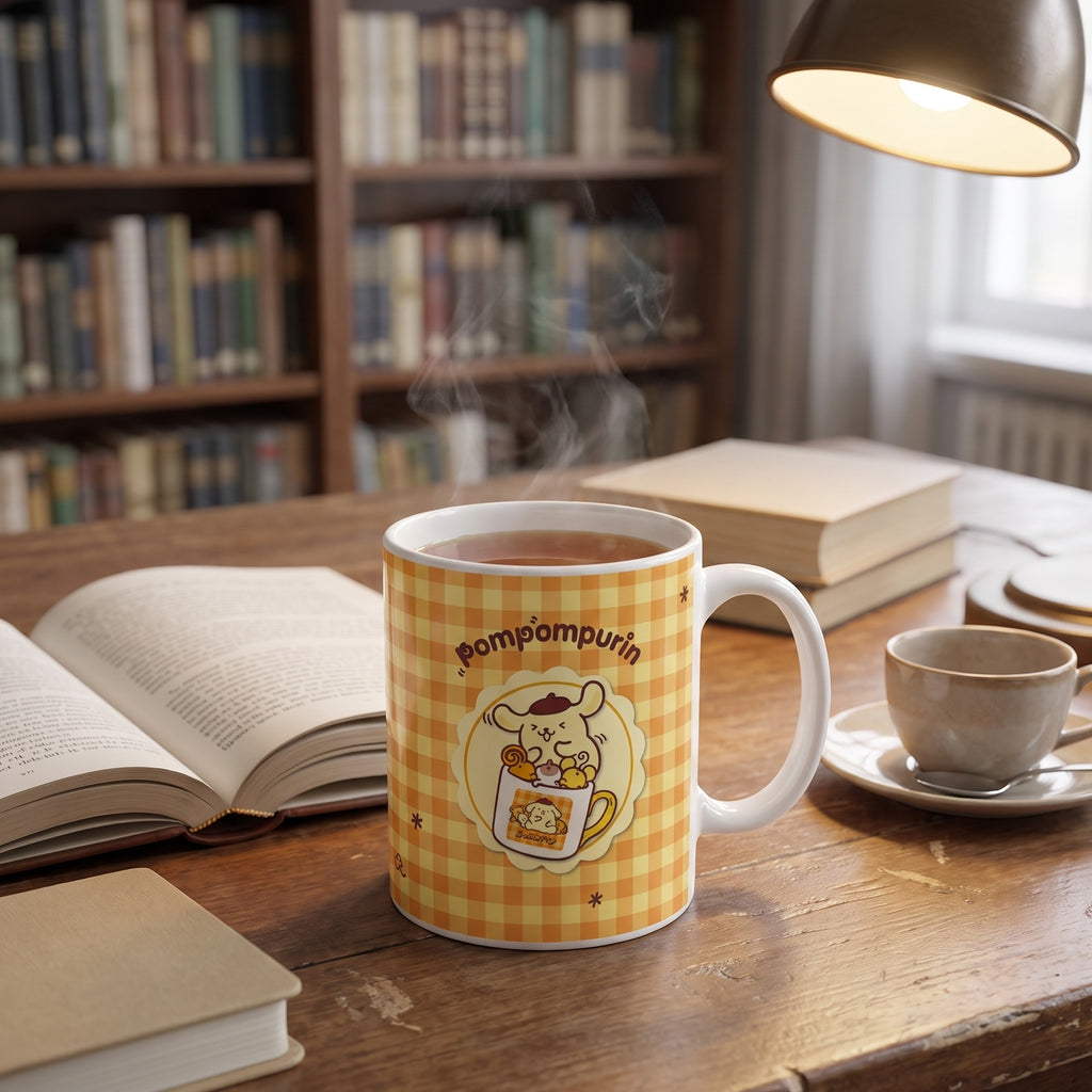 Zdjęcie produktu Pompompurin Kubek Squishy Cute Purin - Sanrio