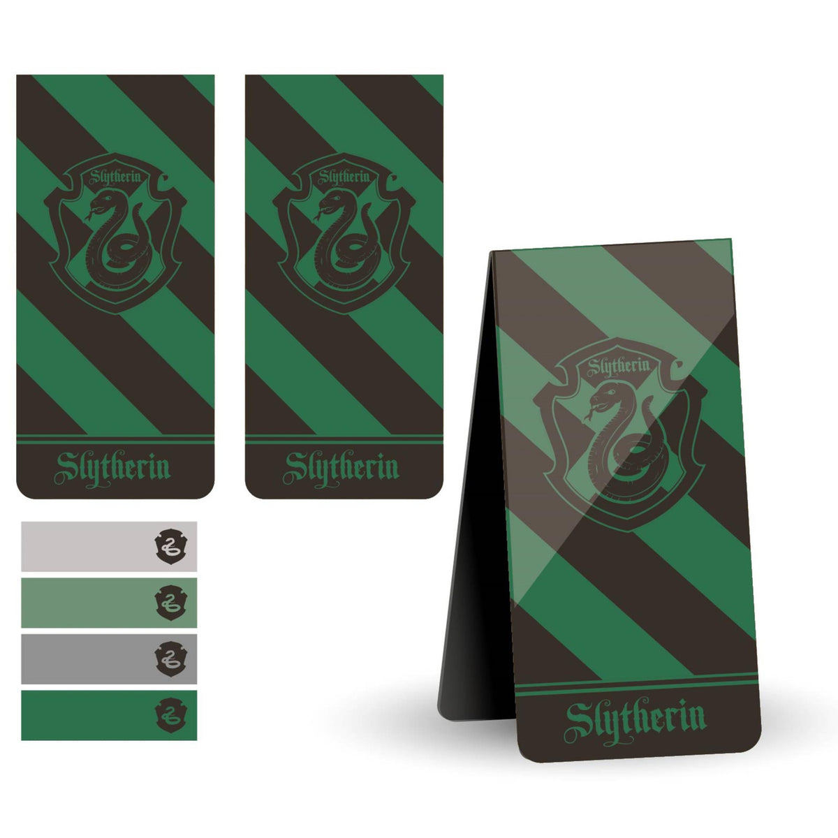 Zdjęcie produktu Harry Potter - Zakładka do książki Slytherin z karteczkami samoprzylepnymi