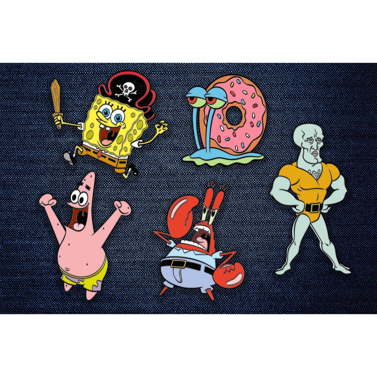 Zdjęcie produktu SpongeBob – zestaw 5 przypinek Friends