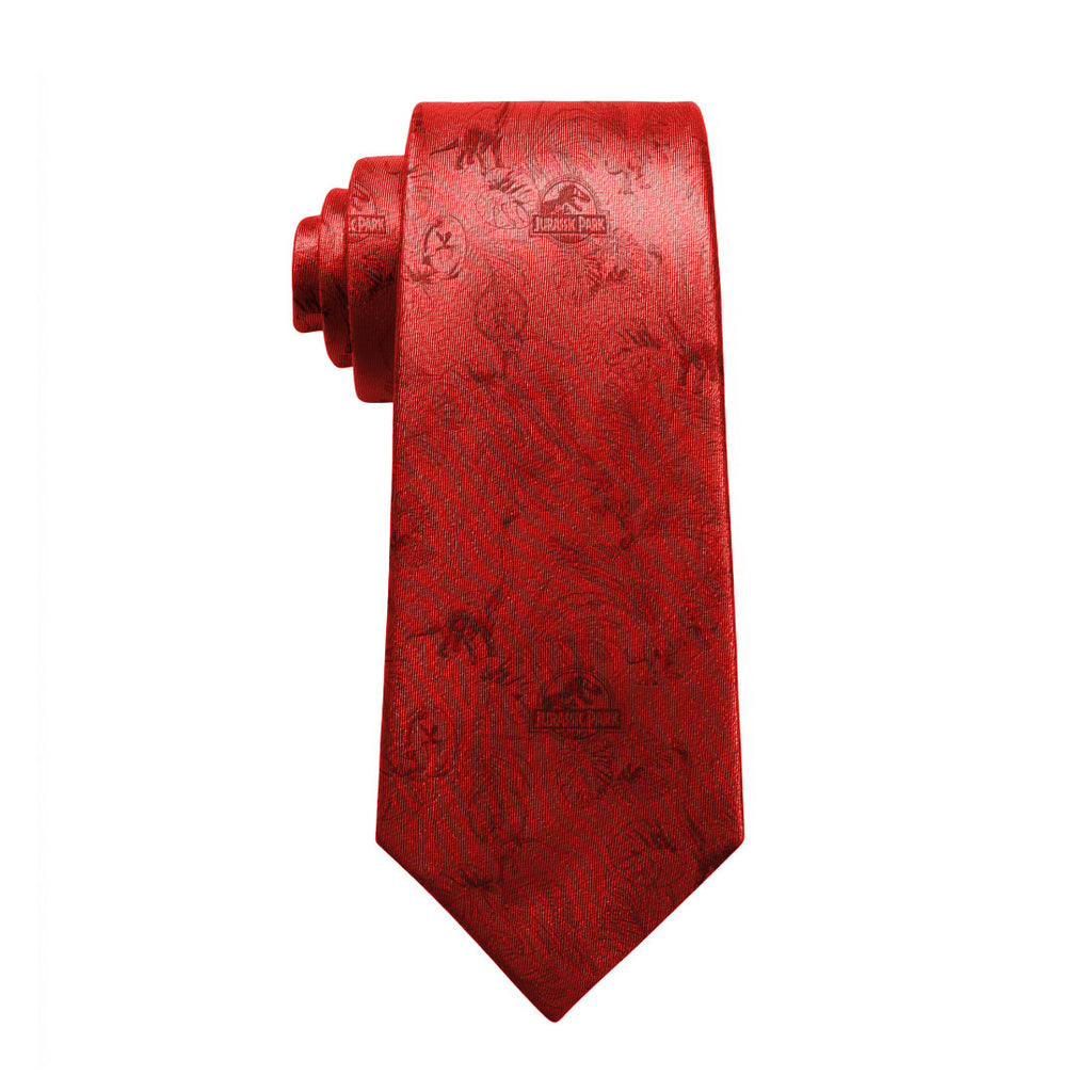 Zdjęcie produktu Jurassic Park - Krawat Red Jungle
