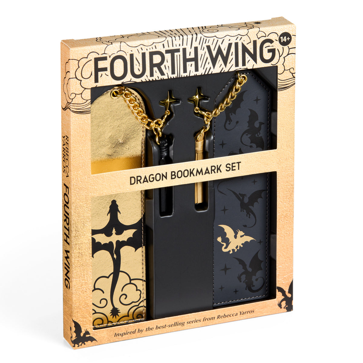 Zdjęcie produktu Fourth Wing – Zakładki z smokami zestaw 2 sztuki