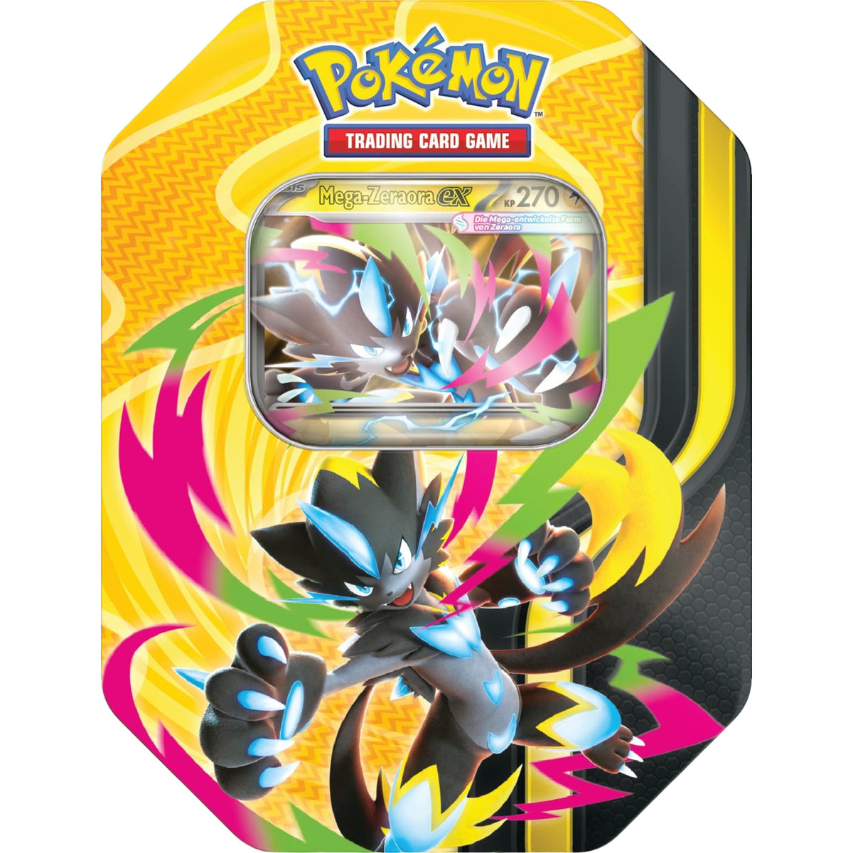 Zdjęcie produktu Pokémon - Pudełko na karty kolekcjonerskie Mega-Zeraora-EX