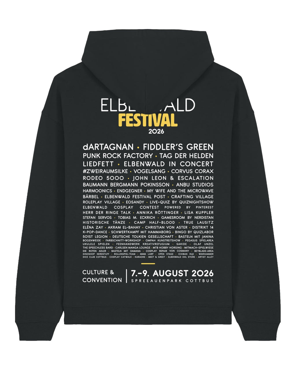 Product image Elbenwald Festival 2026 - Line-Up Hoodie