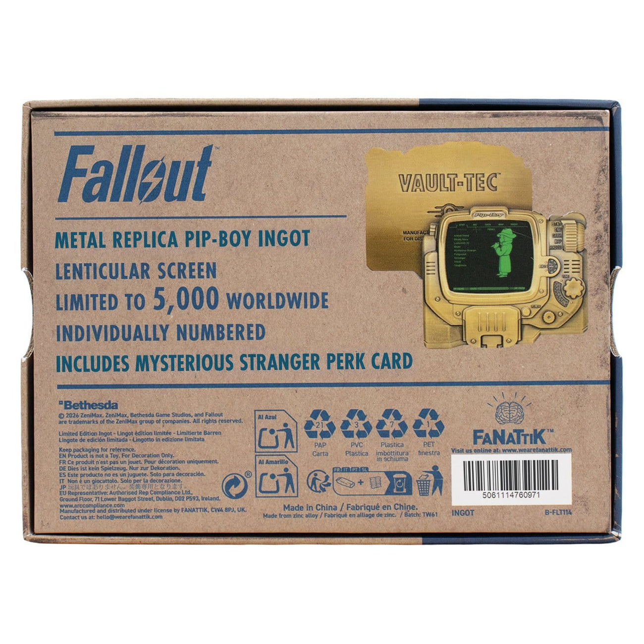 Zdjęcie produktu Fallout - Kolekcjonerska replika soczewkowego sztabki Pip-Boy Limited Edition